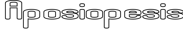 Aposiopesis Dwarfed font preview